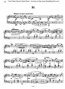 Partition No.11, Polish National Dances, Op.3, Scharwenka, Xaver
