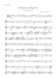 Partition Nos.1-4 - Alto flûte , partie, Ludi Musici I, Grayson, Martin