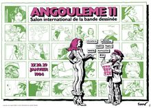 Affiche Festival de la BD Angoulême - 1984