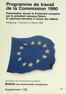 Programme de travail de la Commission 1990