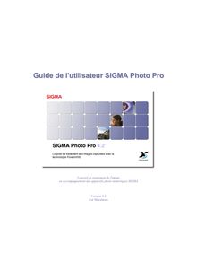 Notice Appareil Photo numériques Sigma Photo  Photo Pro 4.2