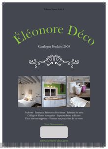 catalogue Eleonore Deco 2009
