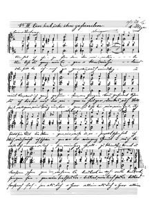 Partition Complete manuscript, Kommunionlied en G major, Op.21b
