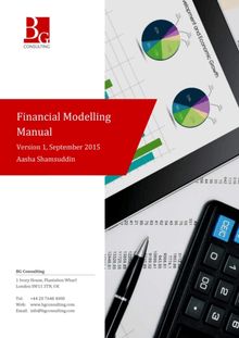 Financial Modelling Manual