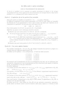 HEC 2004 mathematiques i classe prepa hec (s)