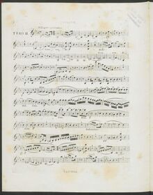 Partition violon, 3 Piano Trios, Onslow, Georges par Georges Onslow