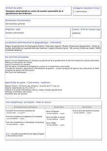 08 gendarmerie de champagne ardenne assistant administratif au centre de soutien automibile de la gendarmerie des ardennes pdf 16057