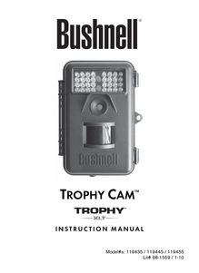 Notice Trail Scout Bushnell  Trophy Trail Cams 119435