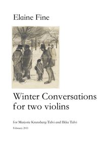 Partition Score et parties, Winter Conversations pour 2 violons
