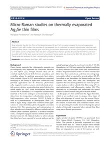 Micro-Raman studies on thermally evaporated Ag2Se thin films