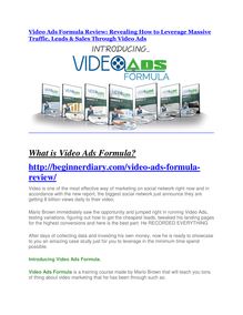 Video Ads Formula review & Video Ads Formula (Free) $26,700 bonuses