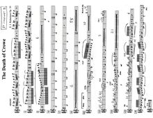 Partition clarinette 2, pour Death of Crowe, a minor, Robertson, Ernest John