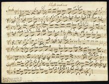 Partition Continuo , partie (figured), Sonata à quadro en F major