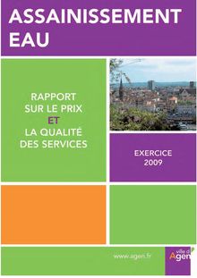 Rapport 2009 Ville d'Agen