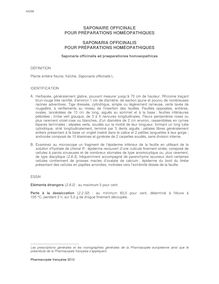 Saponaria officinalis PPH / Saponaire officinale PPH
