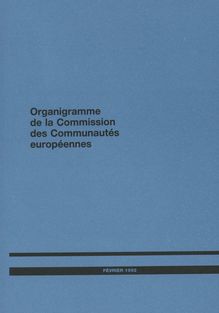 184 pages : Organigramme de la Commission des Communautés européennes