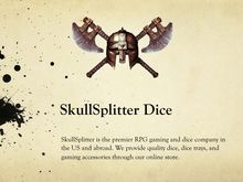 SkullSplitter Metal Dice Set PDF