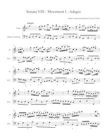 Partition No., Sonata en C major, 12 enregistrement  sonates, Valentine, Robert