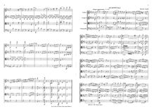 Partition complète, corde quatuor No.5, Bazzini, Antonio