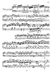 Partition No.3 - Sonata en E major, 3 Sonates, Op.33, C major, D minor, E major