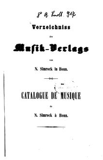 Partition 1851 Catalogue, Publishers’ Catalogues, Various
