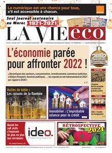 La Vie éco n°5120 - du 31 décembre 2021 ai 06 janvier 2022
