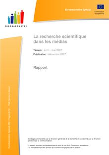 La recherche scientifique dans les médias