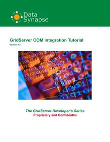 GridServer COM Integration Tutorial
