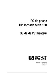 Notice Ordinateur de poche HP  Jornada 525