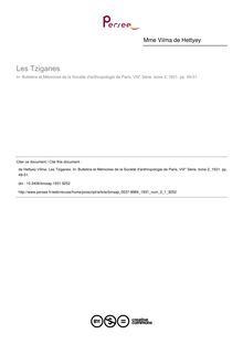 Les Tziganes - article ; n°1 ; vol.2, pg 49-51