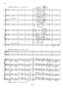 Partition , Allegro vivace, Sinfonietta, Op.90, Reger, Max