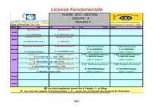 Licence Fondamentale - 41 pages