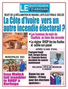 Le Quotidien d’Abidjan du 03/07/2023
