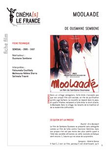Moolaadé de Ousmane Sembene