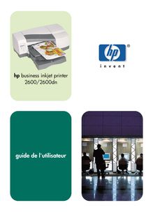 Notice Imprimantes HP  Business Inkjet 2600dn