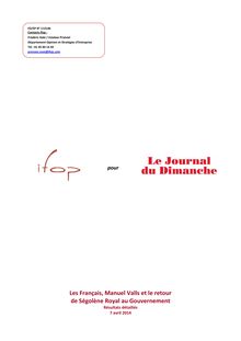 Les Français favorables au retour de Ségolène Royal : sondage Ifop
