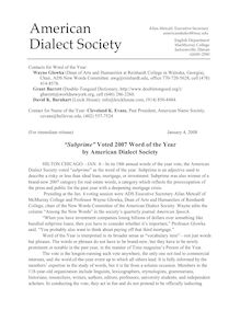 American Dialect Society