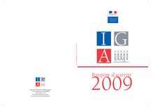 Inspection générale de l administration : rapport d activité 2009