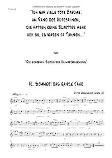 Partition violon 1, Stringquartett, WesenAuer, Peter par Peter WesenAuer