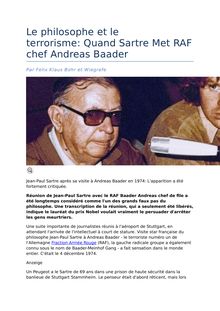 When Sartre Met RAF Leader Andreas Baader (fr-angl)