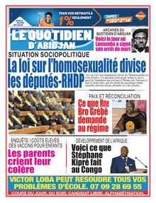 Le Quotidien d’Abidjan n°4057 - du vendredi 12 novembre 2021