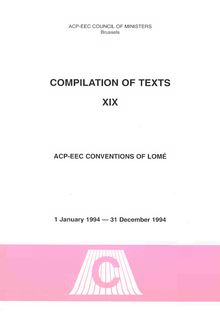 ACP-EEC Conventions of Lomé