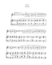 Partition complète, 4 chansons, Op. 39, Quatre mélodies Op. 39.