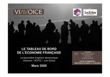 Viavoice ACFCI Les Echos. Mars 2009