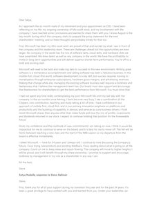 Microsoft - Lettre de démission de Steve Ballmer