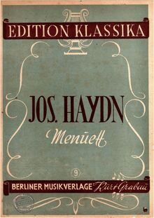 Partition complète, Symphony Hob.I:89, F major, Haydn, Joseph