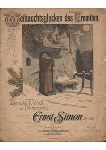 Partition Colour Cover, Weihnachtsglocken des Eremiten, Lyrisches Tonstück