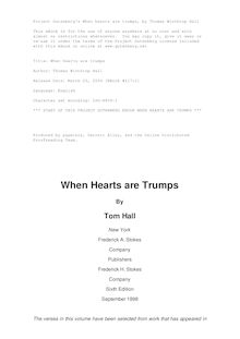 When hearts are trumps