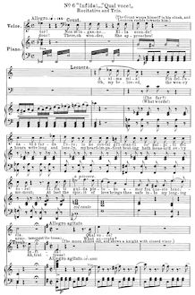 Partition Act I, No.6: Recitative et Trio: Infida! — Qual voce!, Il Trovatore