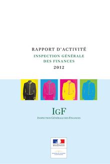 Inspection générale des finances - Rapport d activité 2012